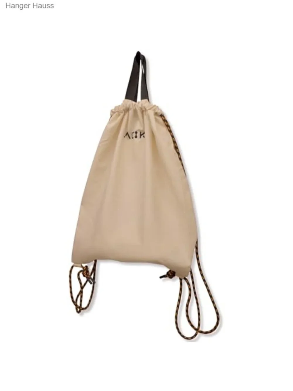 Foldable Canvas Backpack Handbag for Women Large Capacity Casual Drawstring